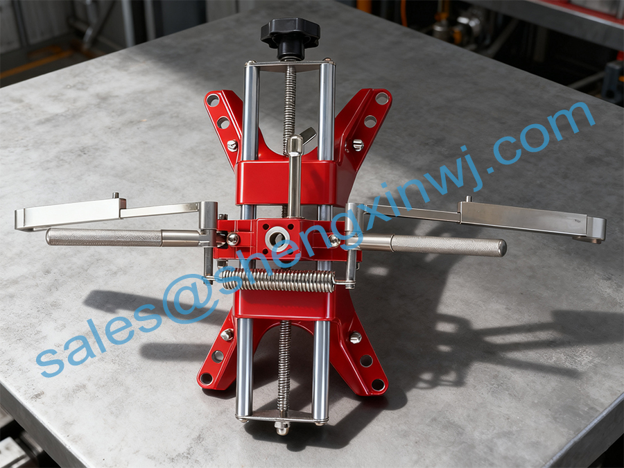 red wheel alignment clamp Capacitación de alineación de la rueda roja