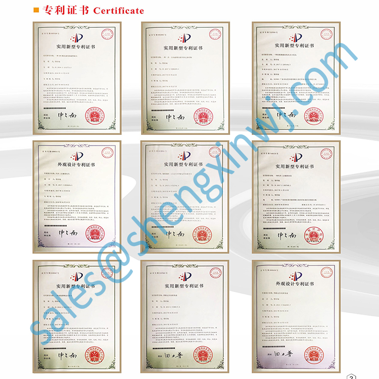 certifcates for truck alignment clamp Certificados para abrazadera de alineación de camiones.