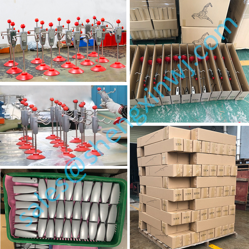 car steering wheel in production line volante de coche en línea de producción