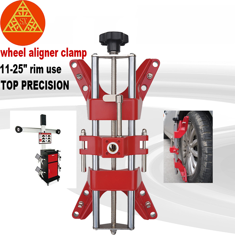 Abrazadera de cabeza de alineación de rueda universal para camioneta